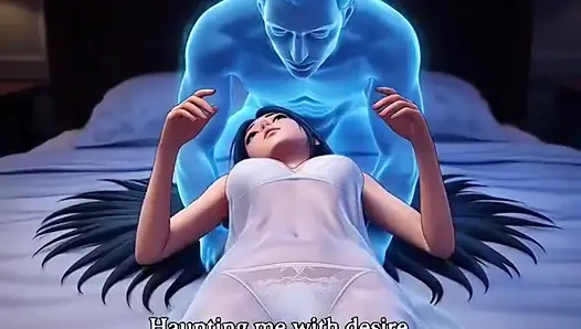 A lonely young beauty is haunted by a handsome ghost at night