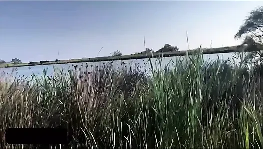 Luna, an amateur couple, gets sodomized in nature and ejaculated on her face