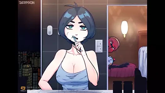 Kız onu durdurmak zaman alır - derpixon