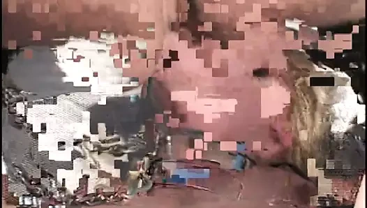 Sarışın sürpriz gets becerdin içinde the göt dışında ve bir adam derin boğaz