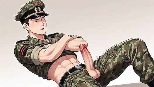 Büyük yaraklı askerin hareketi