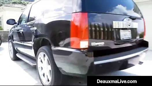 Kıvrımlı puma deuxma, sıcak 3 yollu seks şenliğinde kedi ve sik alır!