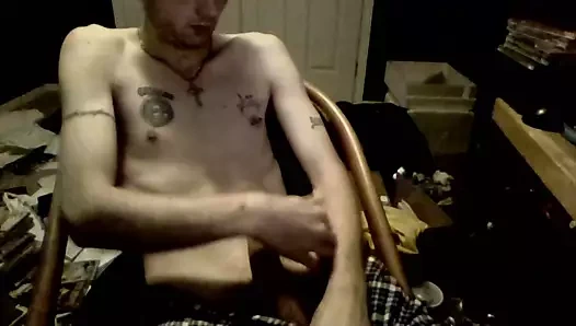 I jerk and eat my cum