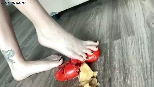 pov ezmek femdom çıplak ayak ile metresi sofi