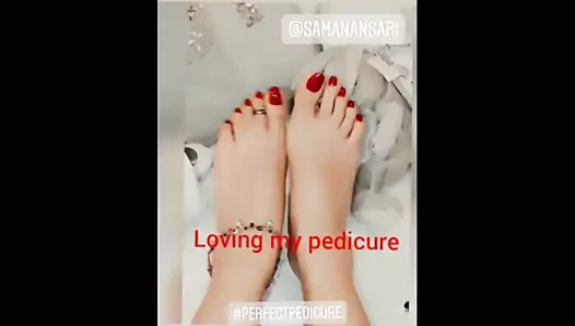 Saman ansari'nin cennet gibi güzel ayakları