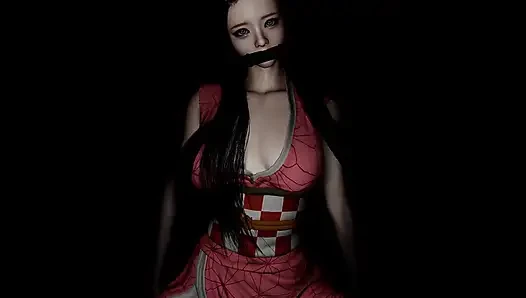 VAM POV - Nezuko Cosplay Dance 1