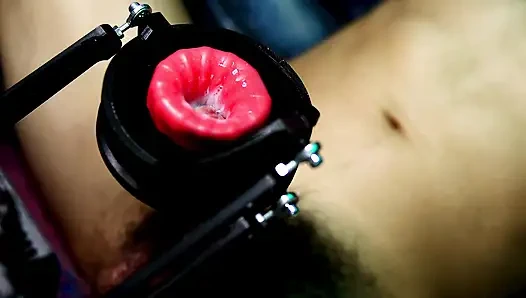 Büyük bir penis için makine