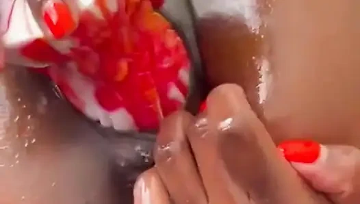 Gizli amcık esnetme, genişletme, sarkma ve sikiş