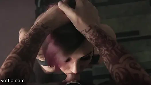 Judy alvarez cyberpunk 2077 hentai - aşk ısırığı: pembe amcığın sert sikişi