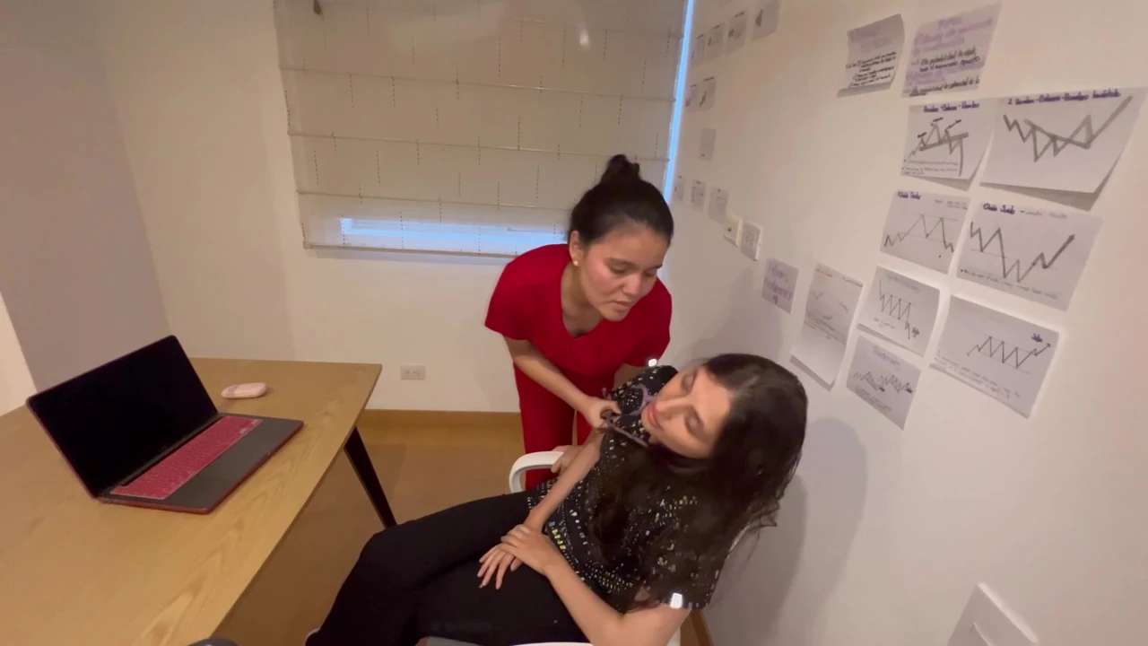 My medical school student cheats on me and we end up naked in my office