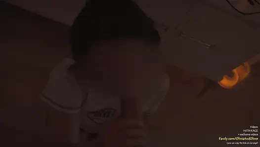 Boquete tarde da noite depois da festa veio na língua