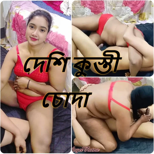 Hintli seksi kız sert seks için güreşiyor