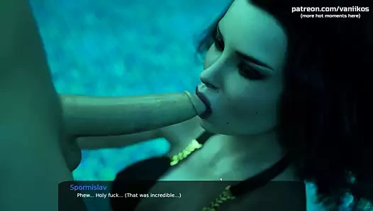 Orta yaşlı seksi kadın - büyük götlü azgın orta yaşlı seksi kadın 18 yaşındaki genç büyük yarağı emiyor. gırtlağına kadar alıyor ve döl yutuyor - #44