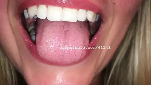 Ağız fetişi - diana ağız videosu 1