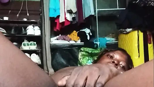 Siyah kalın amcık Virginia çok ıslak ve sulu