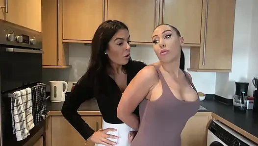 Mila e latina ladra de lojas Hogtied, Cócegas e implorando por Misericórdia! Fullhd