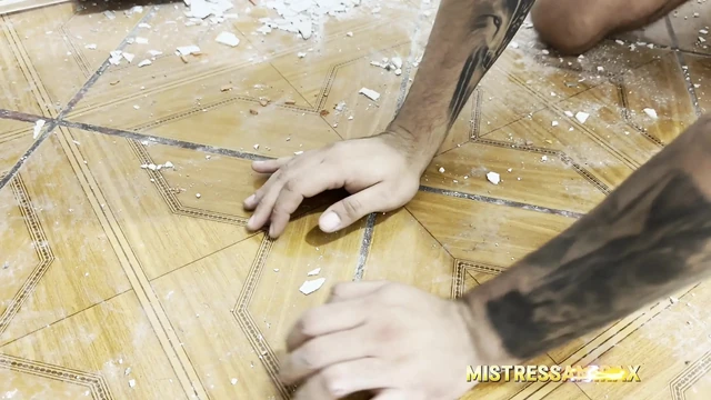 Bekaret dron - kırbaçlandı, çalıştı ve sahibe tarafından sahiplendi