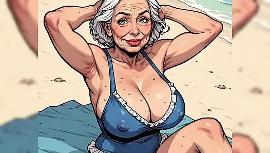 Sevimli ve seksi plaj hatunları