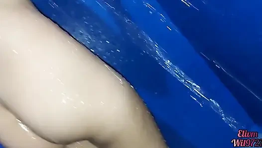 Fucking with my stepsister after getting out of the shower