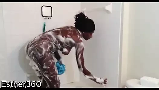 Burada ne olduğunu hayal edebiliyor musun! Beni duşta sikerken izle