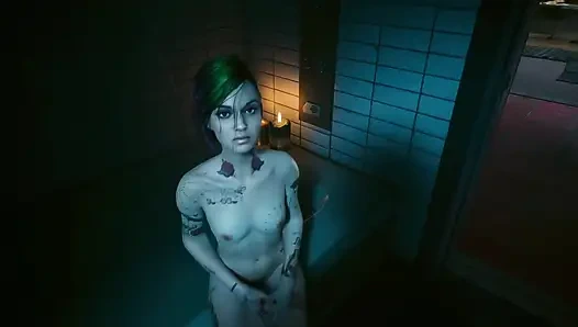 Cyberpunk 2077 Judy seks sahnesi - piramit şarkı seks sahnesi porno oyunu