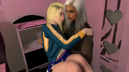 Ashley trans üvey teyzesi Jade'den bir öpücük istiyor