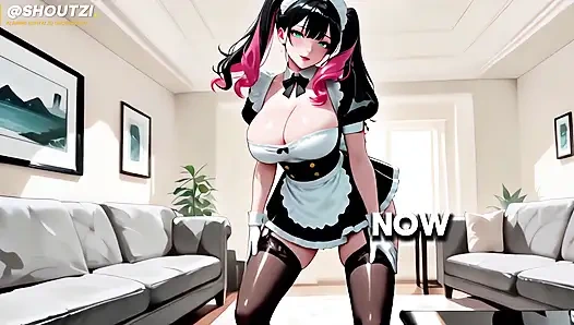 Azgın hizmetçi kontrolü eline alıyor vahşi kovboy kız binişi yüzünün her yerine dölle bitiyor!