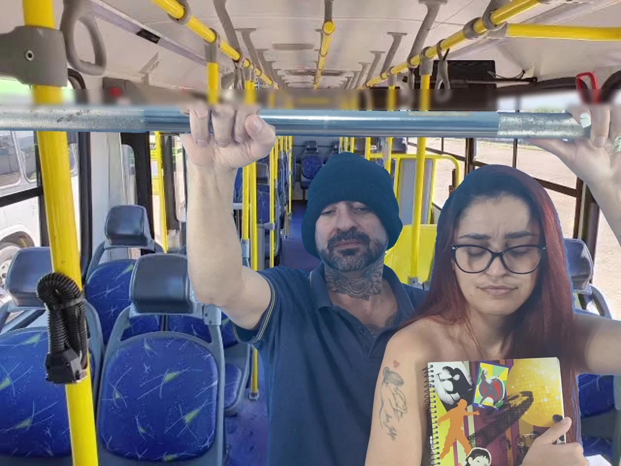 I Got Fucked on Public Transport and He Cummed on Me and Left My Ass Creamy