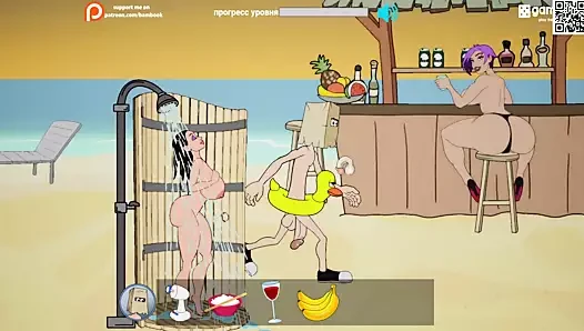 Komple oyun - sikici adam, kumsal