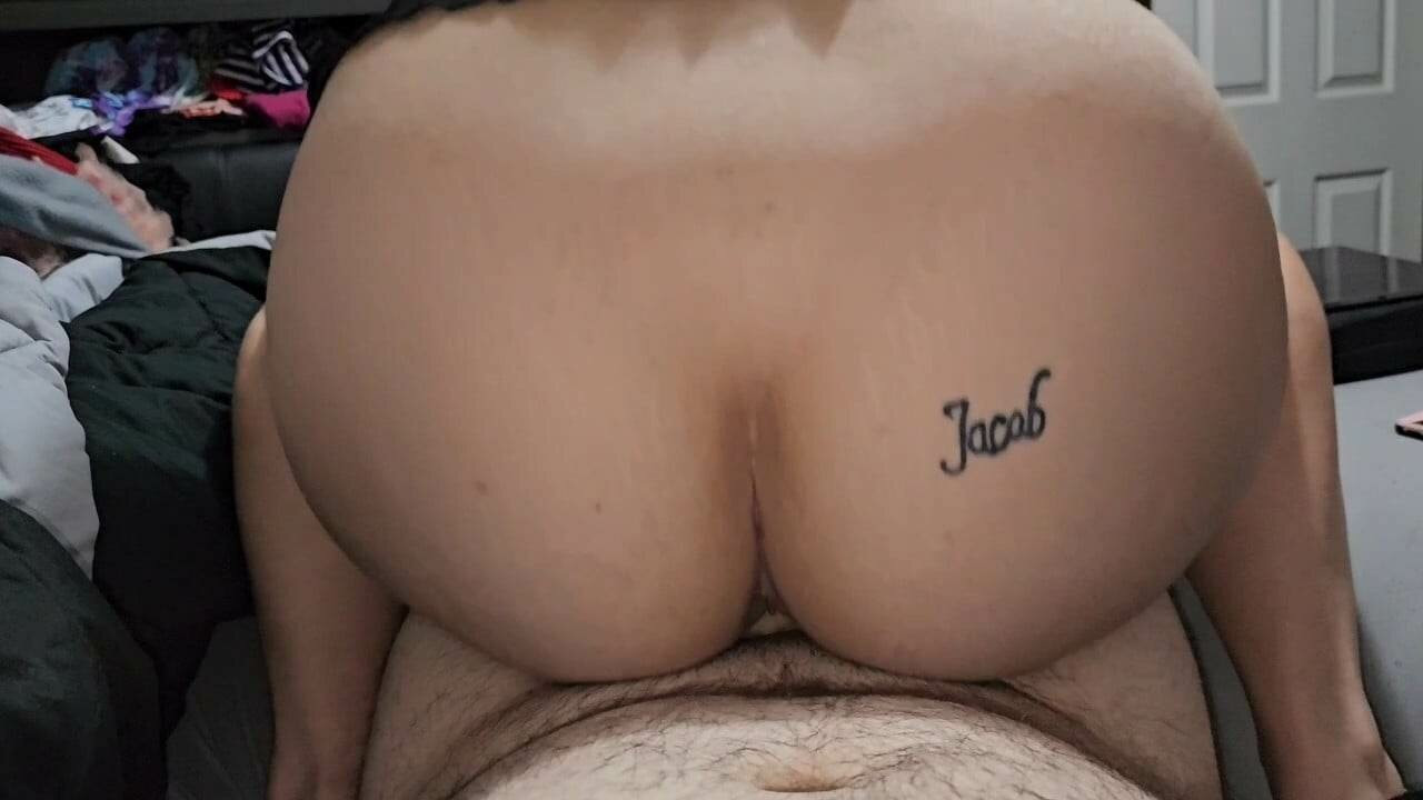 Büyük kafa – Creampie kadar ters kovboy kız