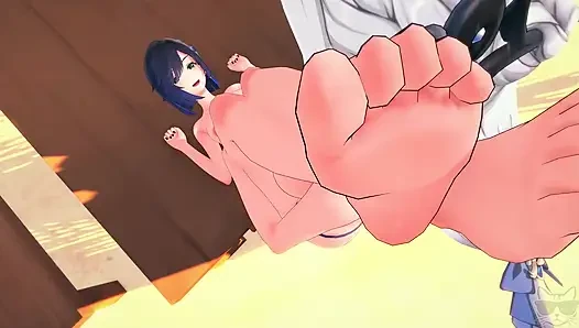 Yelan x Shenhe at the beach (genshin impact) P3 SEX