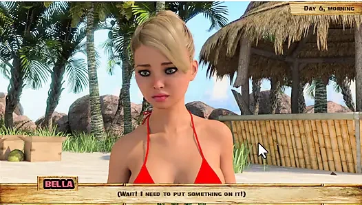 Edepsiz ada #6 - aynı anda iki kadının tadını çıkaramayan