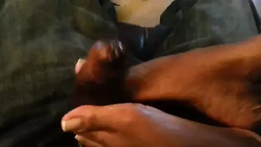 French Pedi Footjob