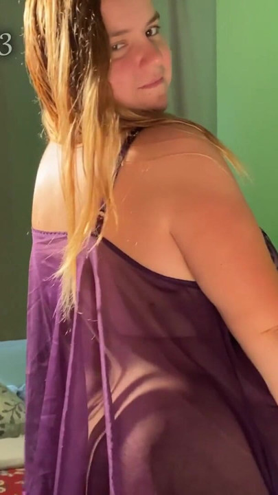 Domme marie kedi ve meme ucu flaşı - pov femdom kirli konuşan bbw - hitachi vibratör tease - saf babydoll modelleme | Klip 1