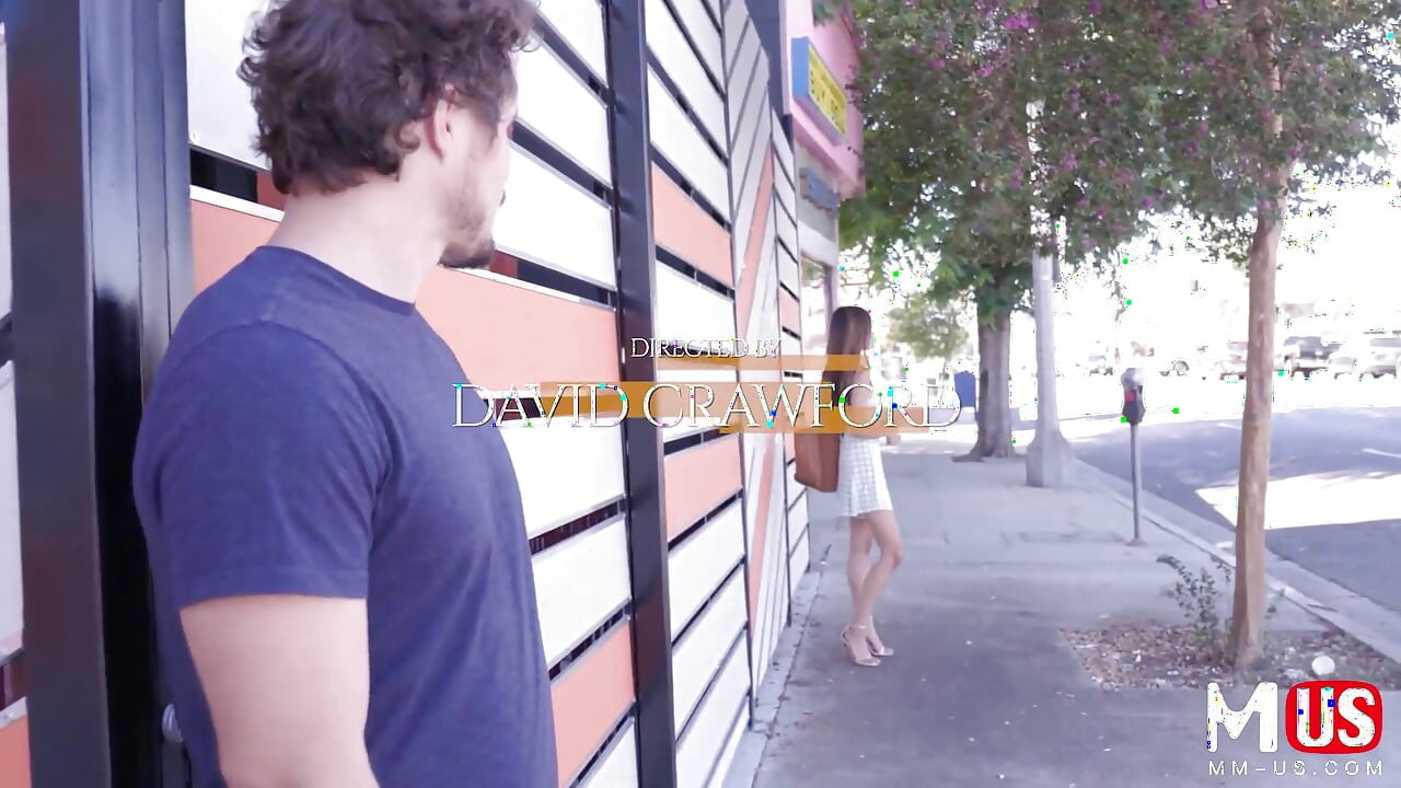Shy boy with a hot Asian girl Alexia Anders