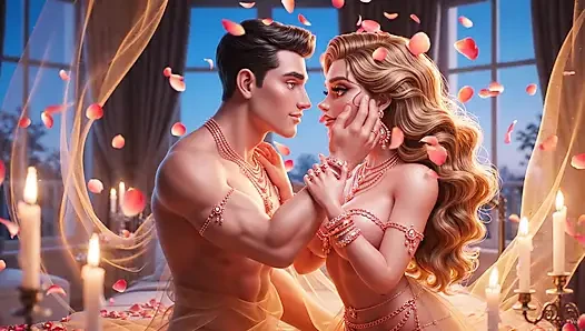 Beyaz sari mein desi evli kadın ki yumuşak romantik gece - kocası ke saath tam vücut yoğun öpüşmeyi kucaklıyor