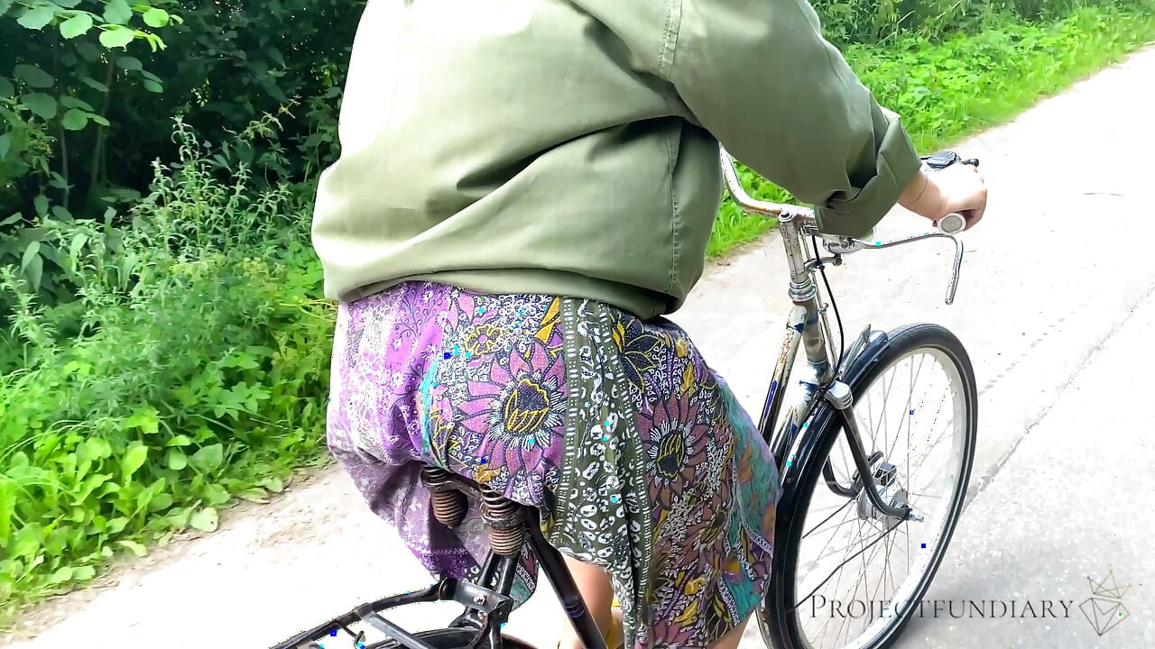 Bisiklet turunda amatör yaz seksi