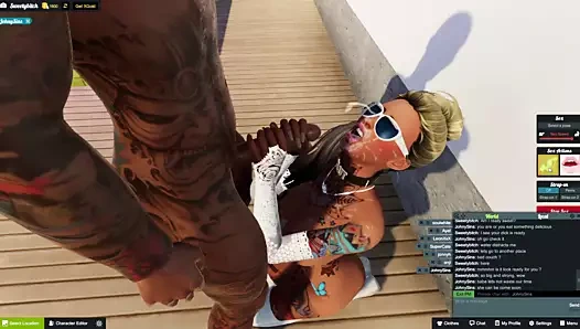 Çarpıcı bir sarışın ile hızlı sikme