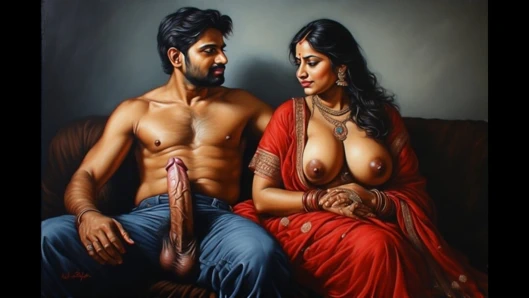 Wife pays rent by sucking her owner's dick and his son's dick and swallows their cum