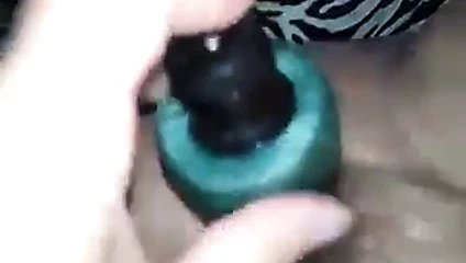 Seksi olgun bbw kendini tatmin ediyor.