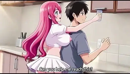 Stepbrother accedently pressed stepsister massive boobs