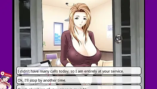 Tesisatçının ziyareti. Klasik klasik hentai
