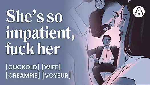 Amatör evli kadın arkadaşıyla paylaşıldı. Kocası büyük bir yarakla sikişini izliyor. Gerçek çift. ASMR Porn