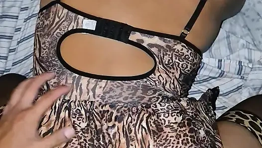 After a COSTUME PARTY a stranger saw me with my sexy dress and did not hesitate to propose to me to have SEX, how delicious!