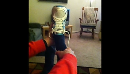 Olgun ayak ayakkabı fetişi