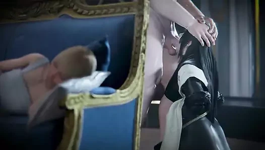 Kötü sesin en iyi animasyonlu 3 boyutlu porno derlemesi 702