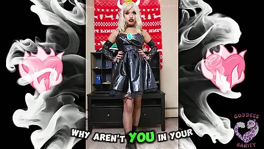 Tanrıça Rarity senin için bowsette olarak soyunuyor
