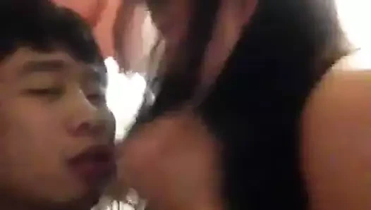 Çinli çift selfshot