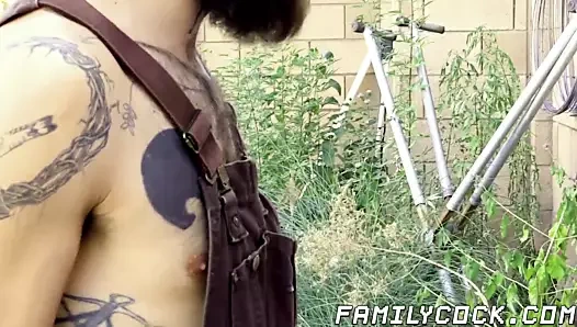 mürekkeplenmiş köylü barebacks homo suçlu üvey