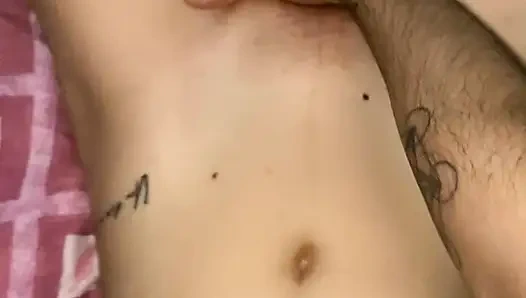 Very horny Latina and slut eats my cock completely with deep throat and backwards while I put my fingers in her pussy